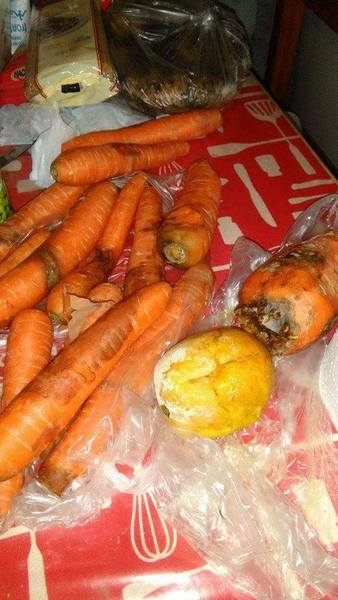 Estado de los alimentos recibidos por jubilados Estado de los alimentos recibidos por jubilados