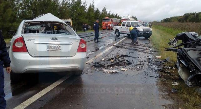 El accidente ocurrió en la ruta 26 de Entre Rios