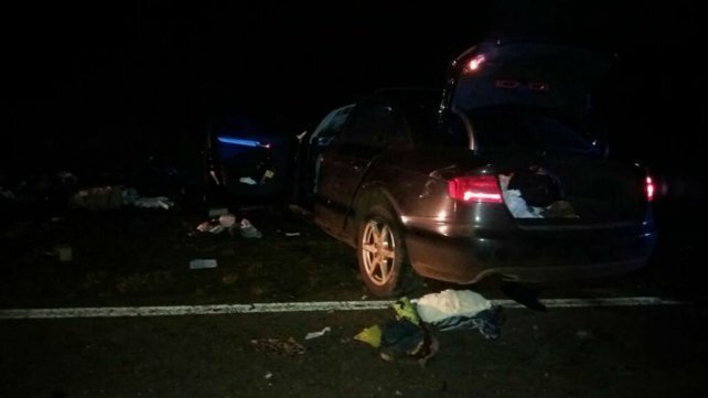 El choque se produjo en la Ruta Nacional 14 El choque se produjo en la Ruta Nacional 14