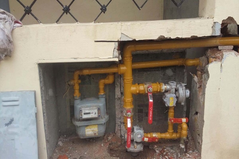 La empresa controlará especialmente el gabinete donde se encuentra el medidor de gas La empresa controlará especialmente el gabinete donde se encuentra el medidor de gas