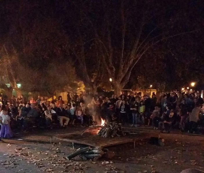 El tradicional fogón se llevó a cabo el Domingo pasado