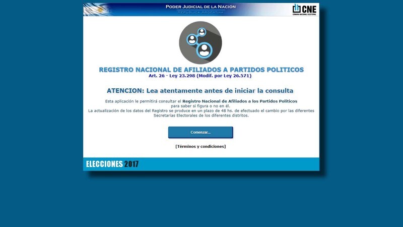 El Sitio Web para poder verificarlo