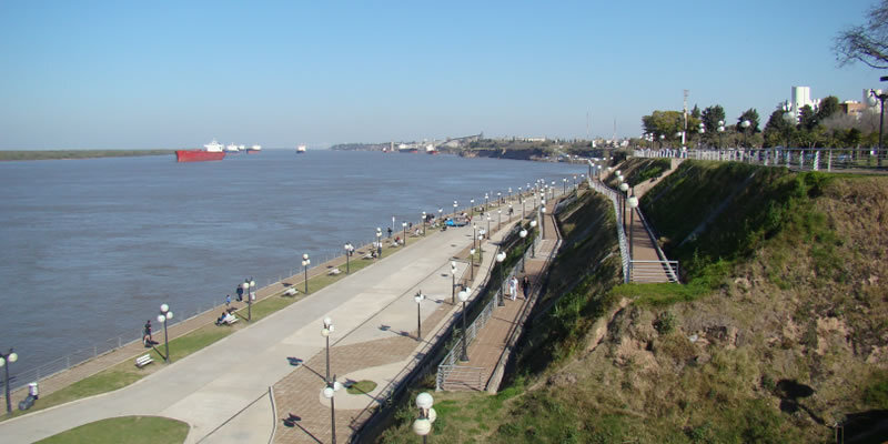 Los delincuentes descendieron por la barranca