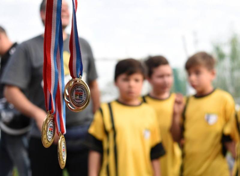 Los chicos recibieron medallas por su participaci&oacute;n