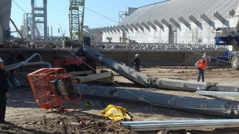 La viga rota en la Planta de Timb&uacute;es