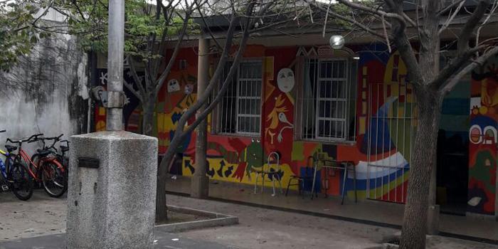 El colegio afectado en San Lorenzo