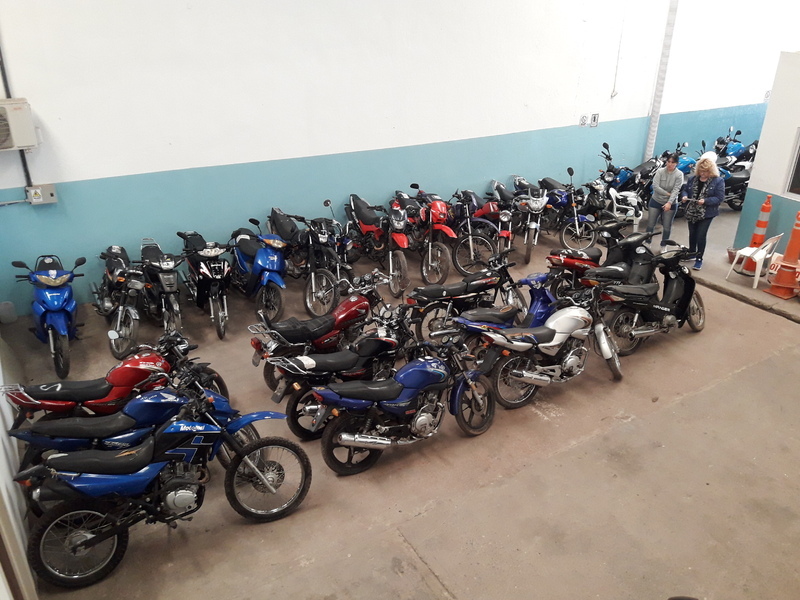 Las motos que serán subastadas