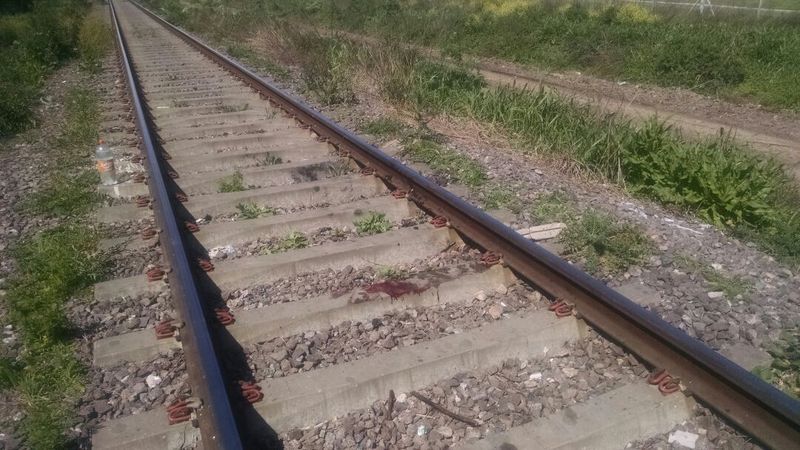 Las vías del ferrocarril Belgrano donde se produjo el accidente