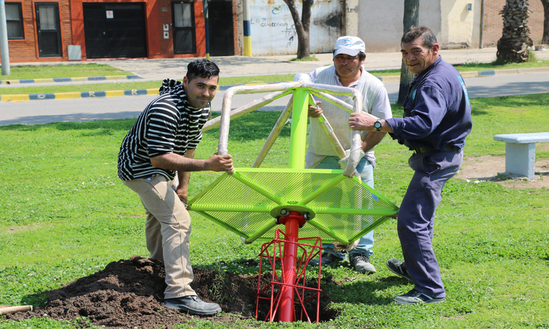 Buscan recuperar los espacios verdes para el vecino