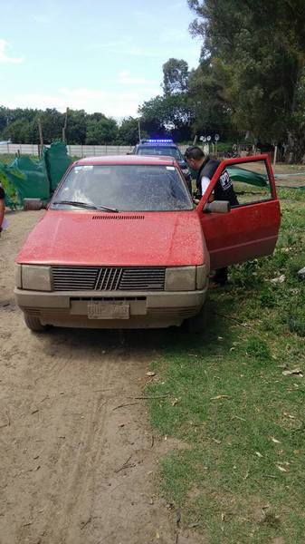 El auto fue encontrado en Baigorria El auto fue encontrado en Baigorria