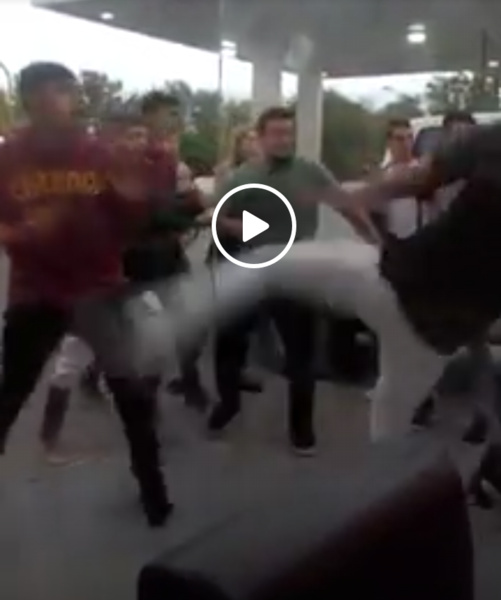 La pelea en la estación de Bermudez La pelea en la estación de Bermudez