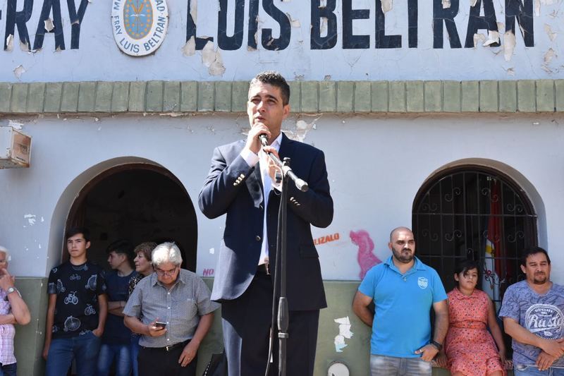 El intendente de Beltr&aacute;n