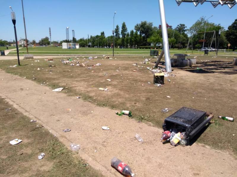 As&iacute; qued&oacute; el Parque Acceso Sur despu&eacute;s de los festejos de la Navidad