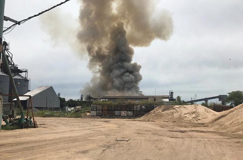 La explosi&oacute;n en la ex Nidera