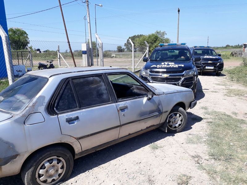 El auto recuperado