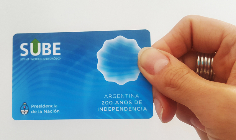 La &uacute;nica tarjeta habilitada para viajar