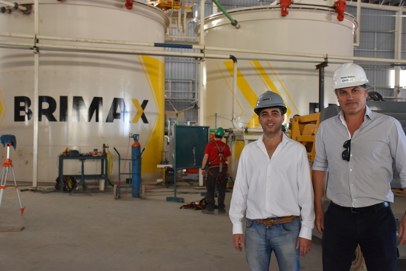 El intendente de Beltrán recorrió la empresa El intendente de Beltrán recorrió la empresa