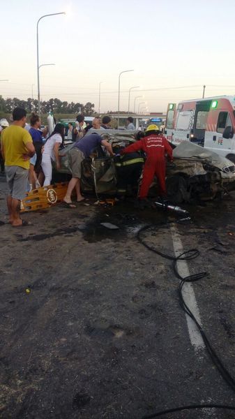 Uno de los veh&iacute;culos involucrado