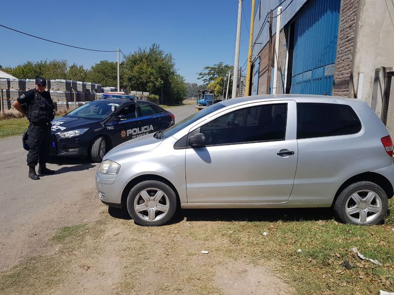 El rodado hallado en la ciudad