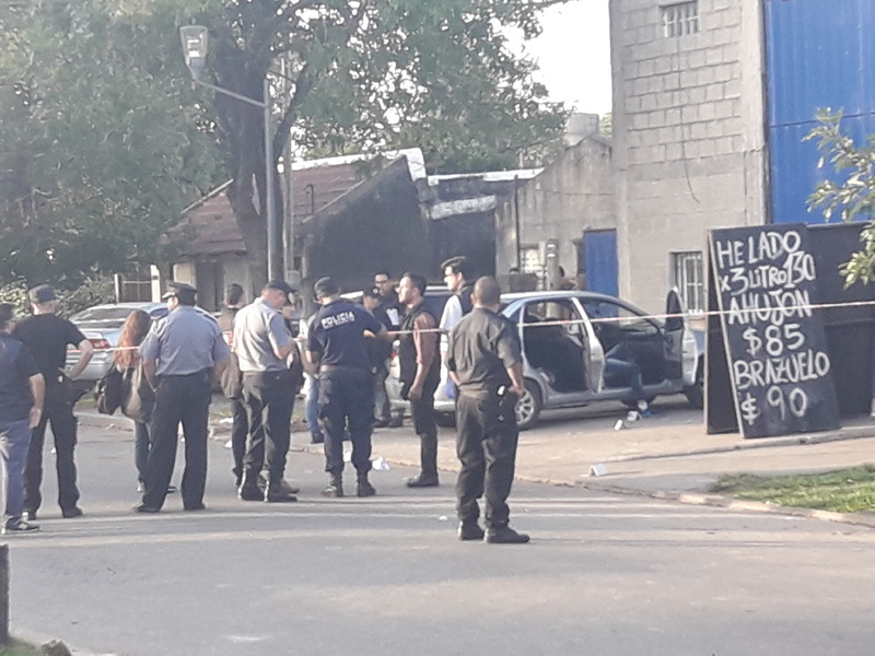 El lugar de la balacera en la ciudad