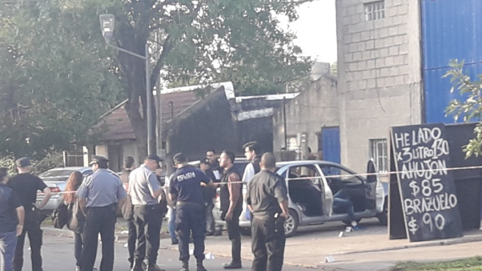 El lugar de la balacera en la ciudad
