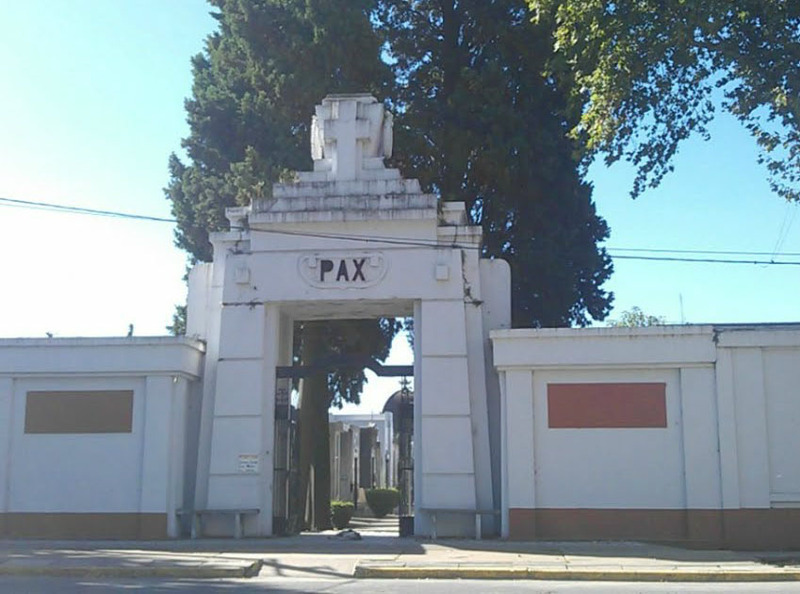 El cementerio local de Baigorria