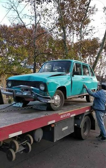 El auto fue encontrado en Baigorria