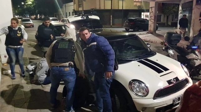 El momento de la detención