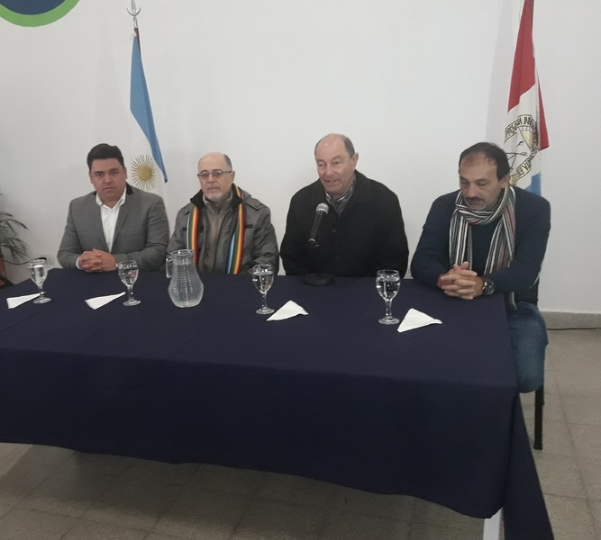 La firma del convenio en la Estaci&oacute;n Esperanza