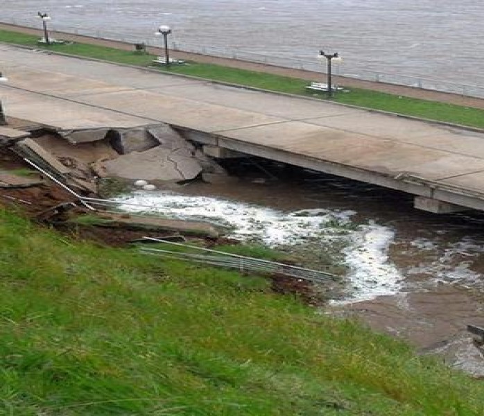 El estado actual del paseo en la costanera