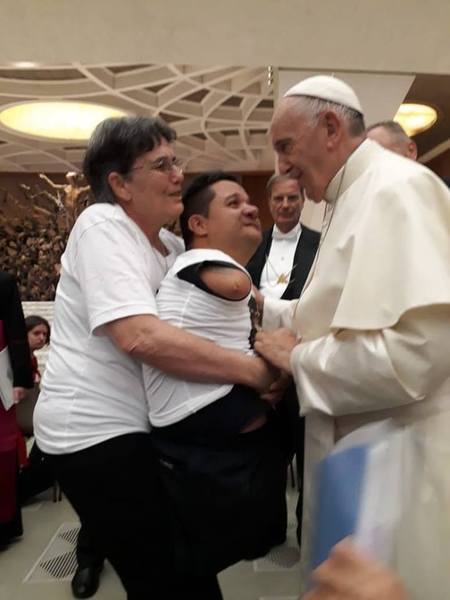 El encuentro entre el Papa y Pancho El encuentro entre el Papa y Pancho