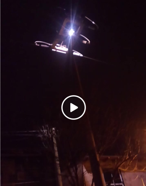 La columna ubicada en Charcas y Las Heras La columna ubicada en Charcas y Las Heras