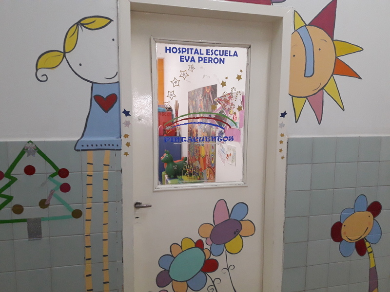 La sala ubicada en pediatría del Hospital