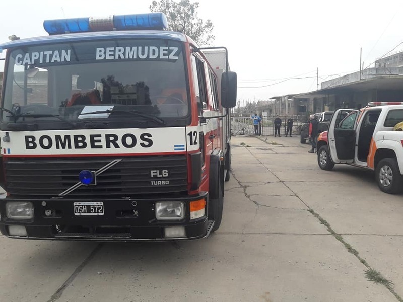 La presencia de los Bomberos Voluntarios de Capit&aacute;n Bermudez