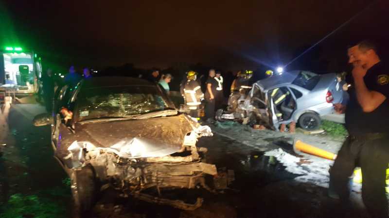 Tremenda colisión en el corredor vial