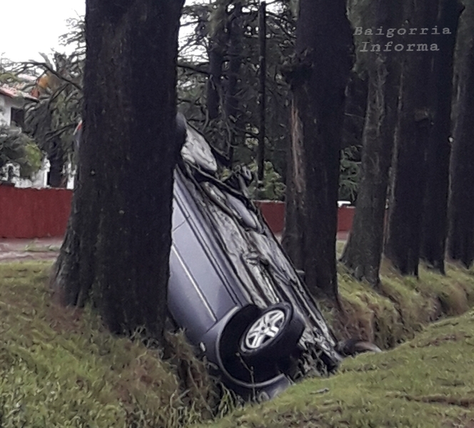 As&iacute; qued&oacute; el veh&iacute;culo siniestrado