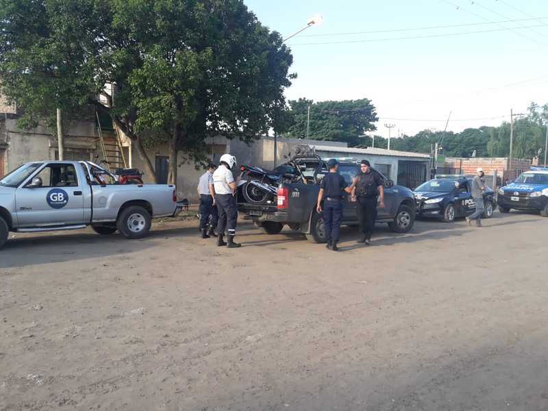 La presencia policial en la zona oeste