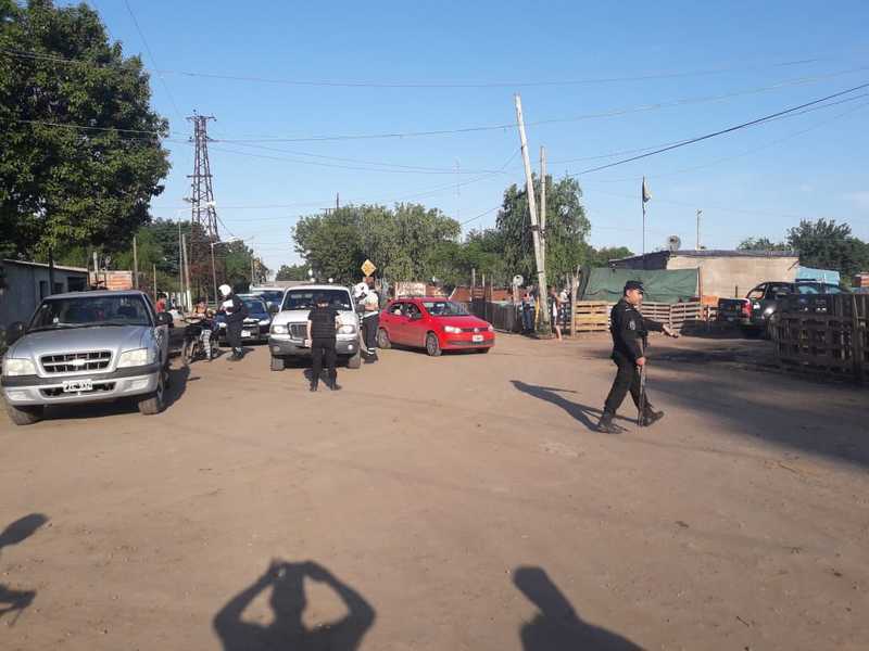 La presencia policial en la zona oeste
