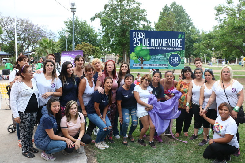 Las organizaciones sociales participaron del acto