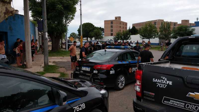 El vehículo secuestrado