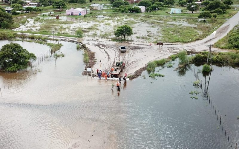 Zonas desbastadas en el norte provincial