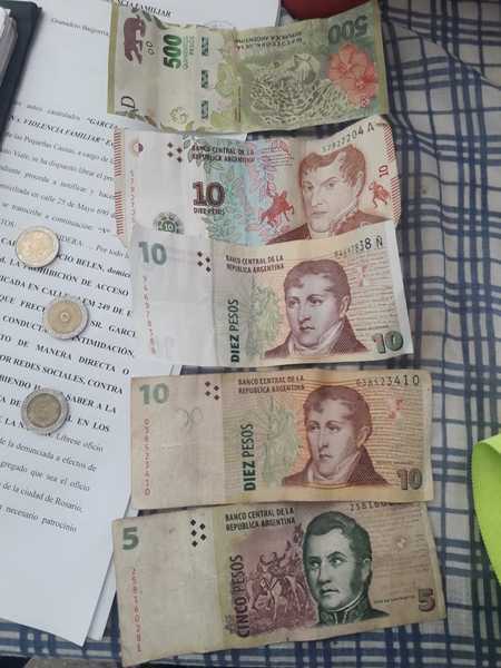 El dinero secuestrado El dinero secuestrado