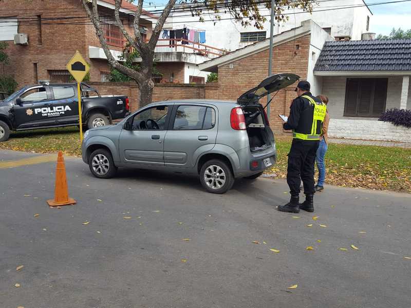 Uno de los veh&iacute;culos controlados