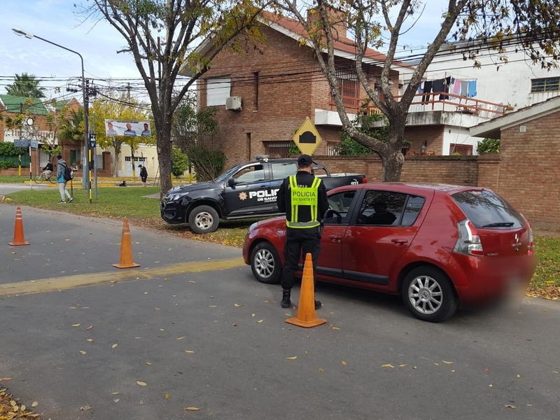 Uno de los vehículos controlados