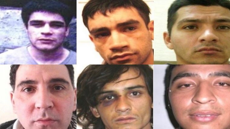 Los delincuentes buscados