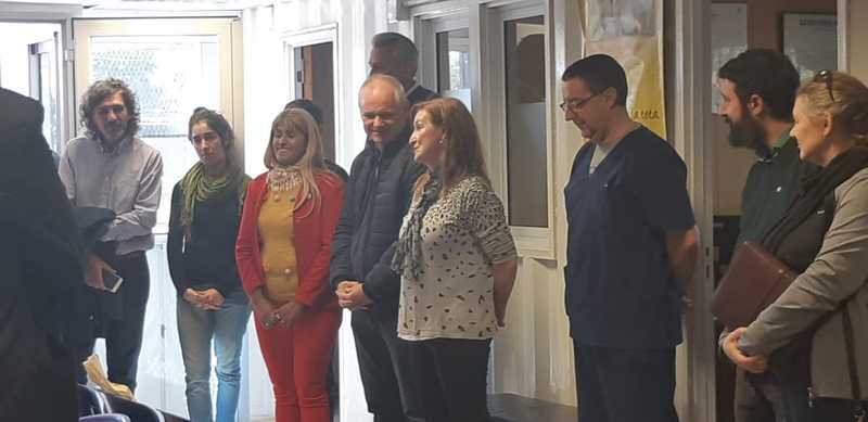 La Ministra de Salud recorrió el centro de Salud Los Robles