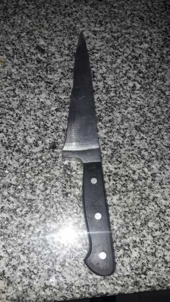 El arma secuestrada por personal policial