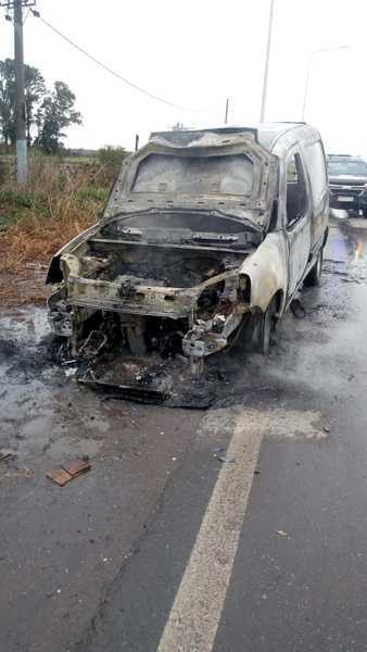 As&iacute; qued&oacute; el auto siniestrado