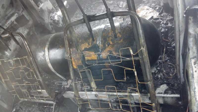 Así quedó el auto siniestrado