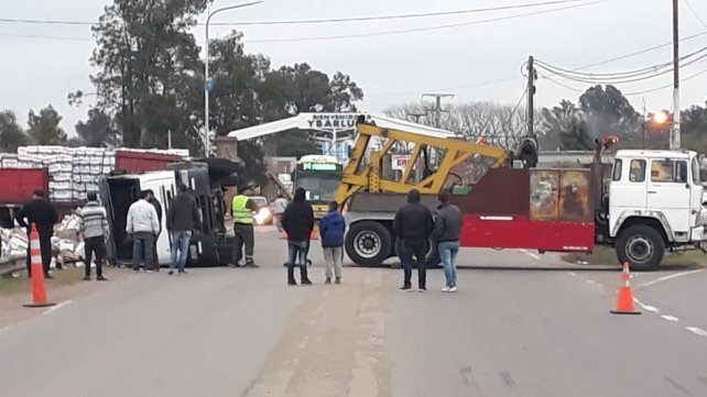 La imagen del accidente (Foto La Capital)